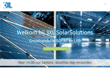 Tablet Screenshot of 3xl-solarsolutions.com